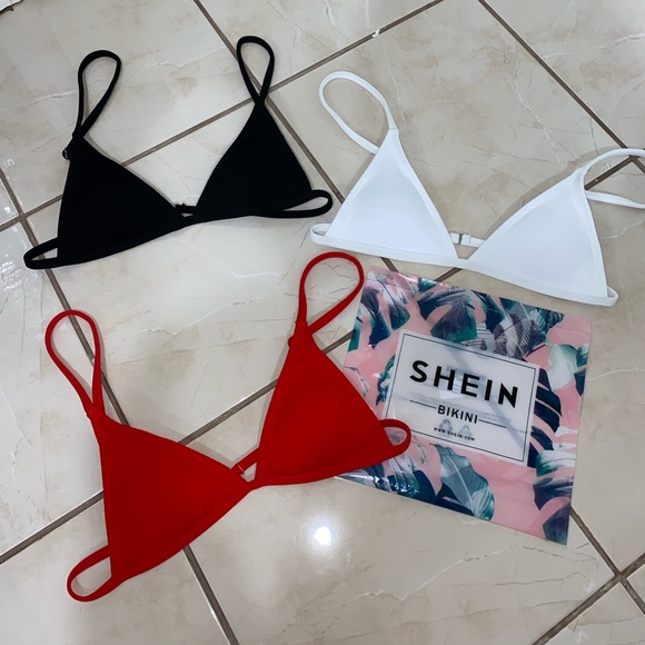 shein triangle bikini